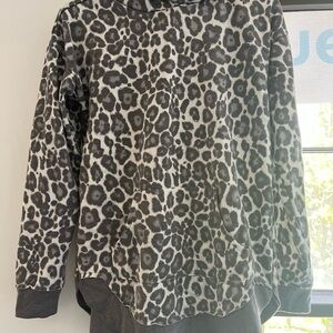 Leopard Print Long Sleeve Top